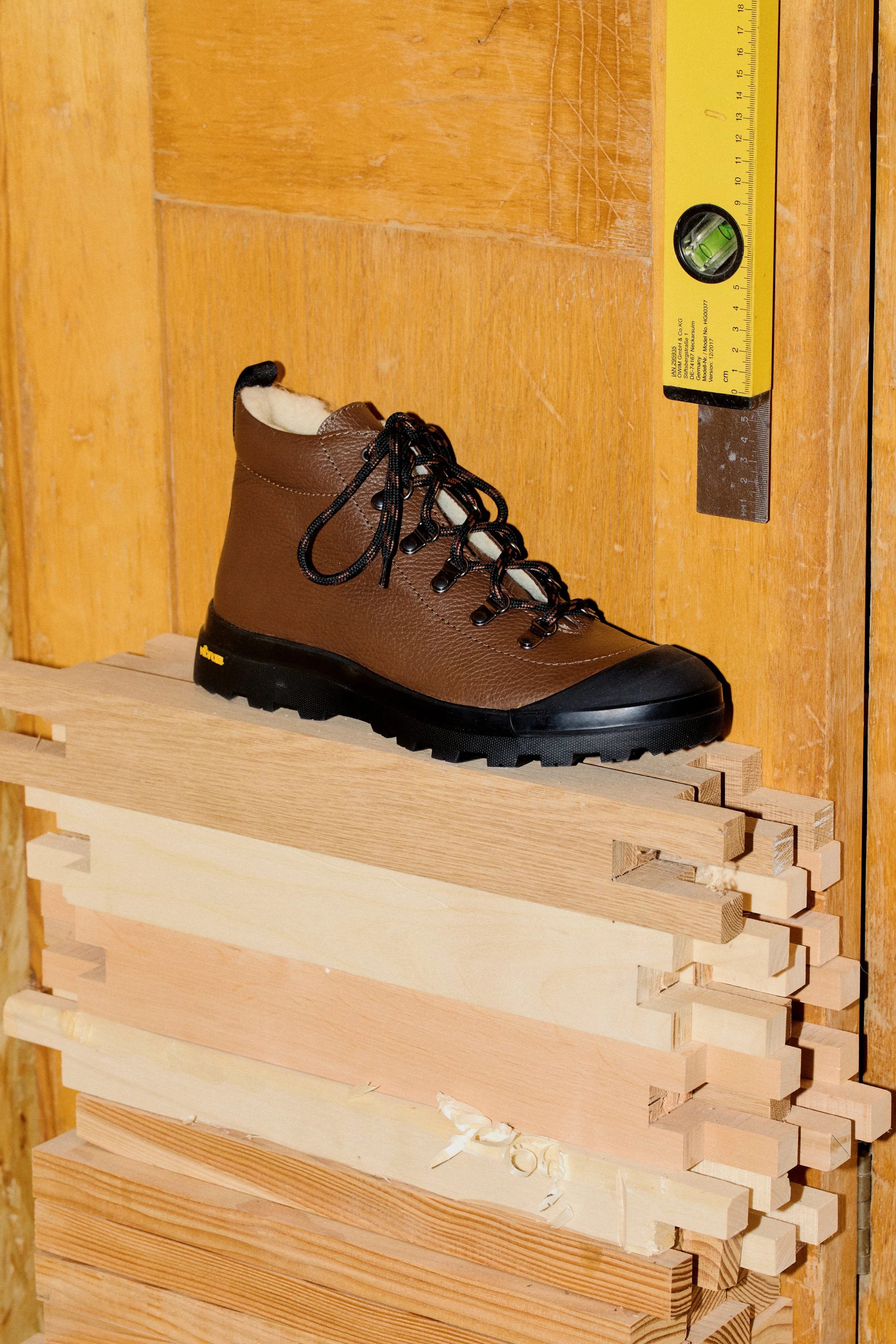 Catskill Vibram Boot Dark Brown Merino