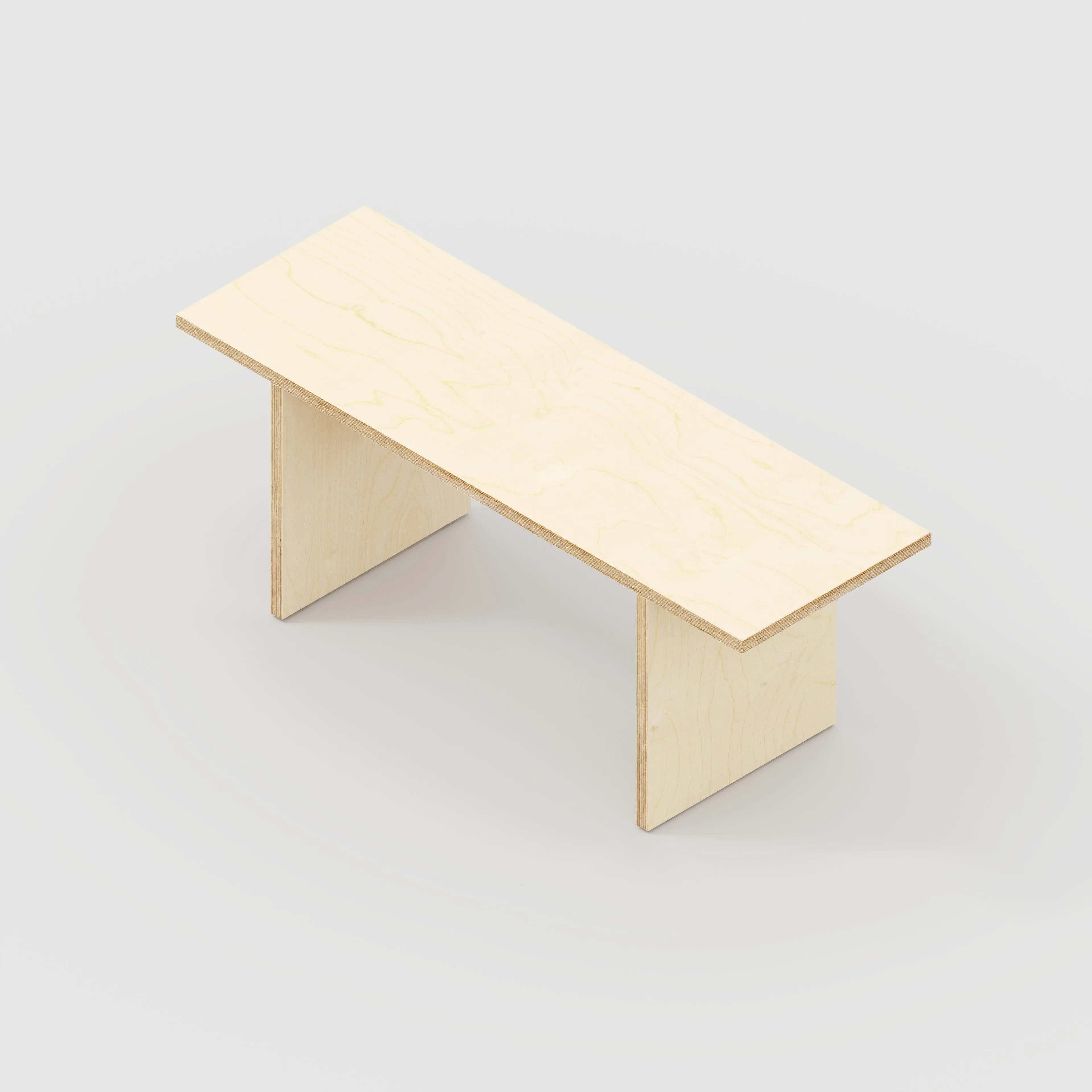 Custom Plywood Platform Bench
