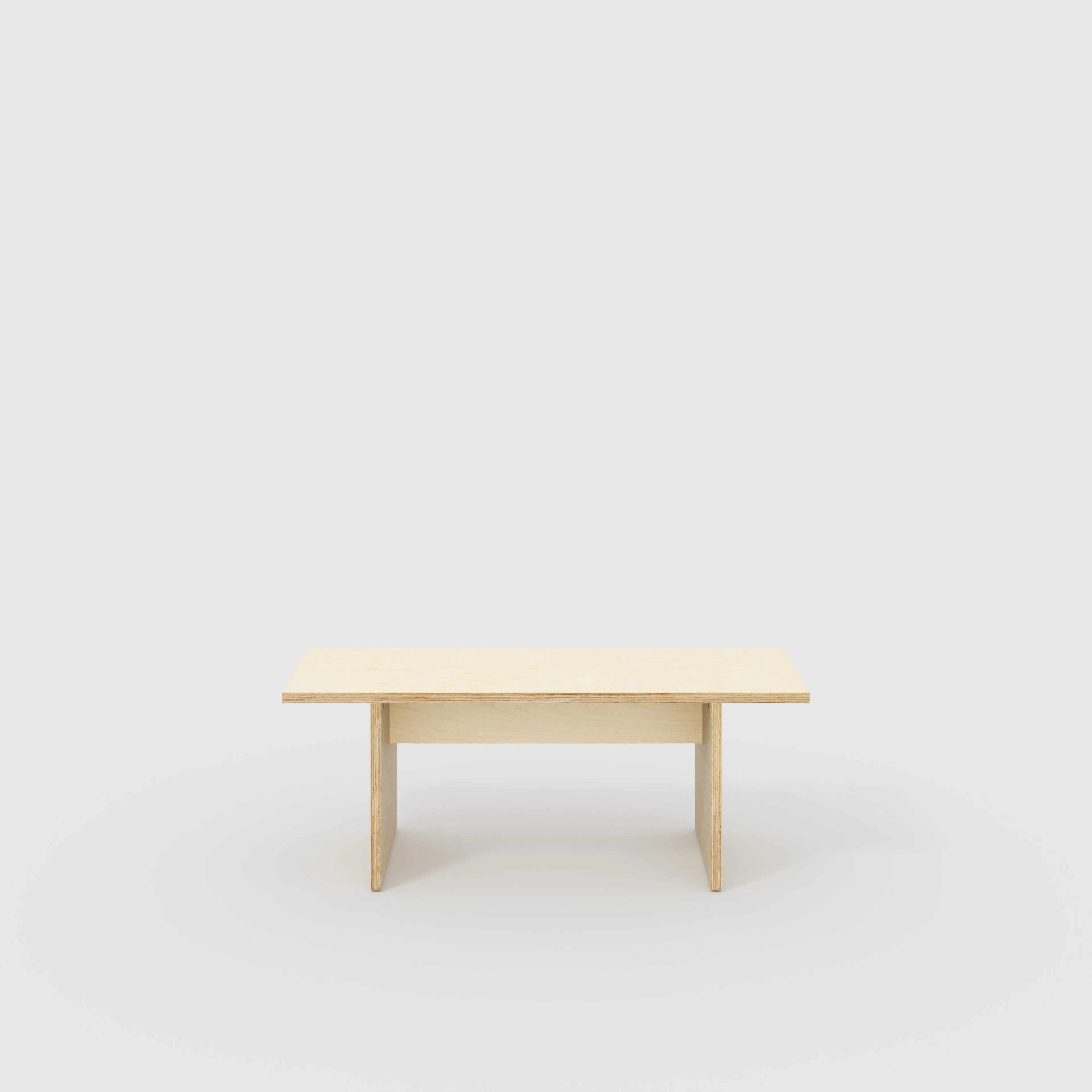 Custom Plywood Platform Bench