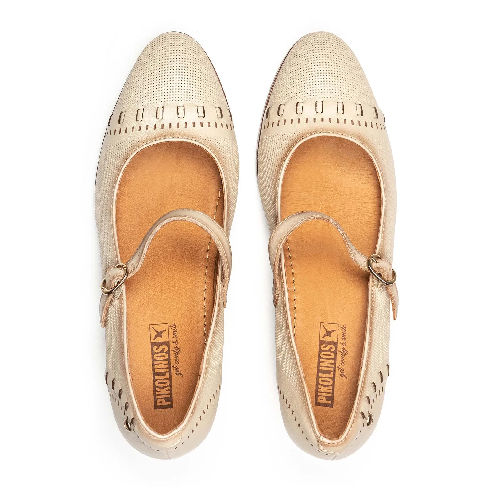 Pikolinos Calafat W1Z-5797 Heeled Mary Jane (Women) - Marfil