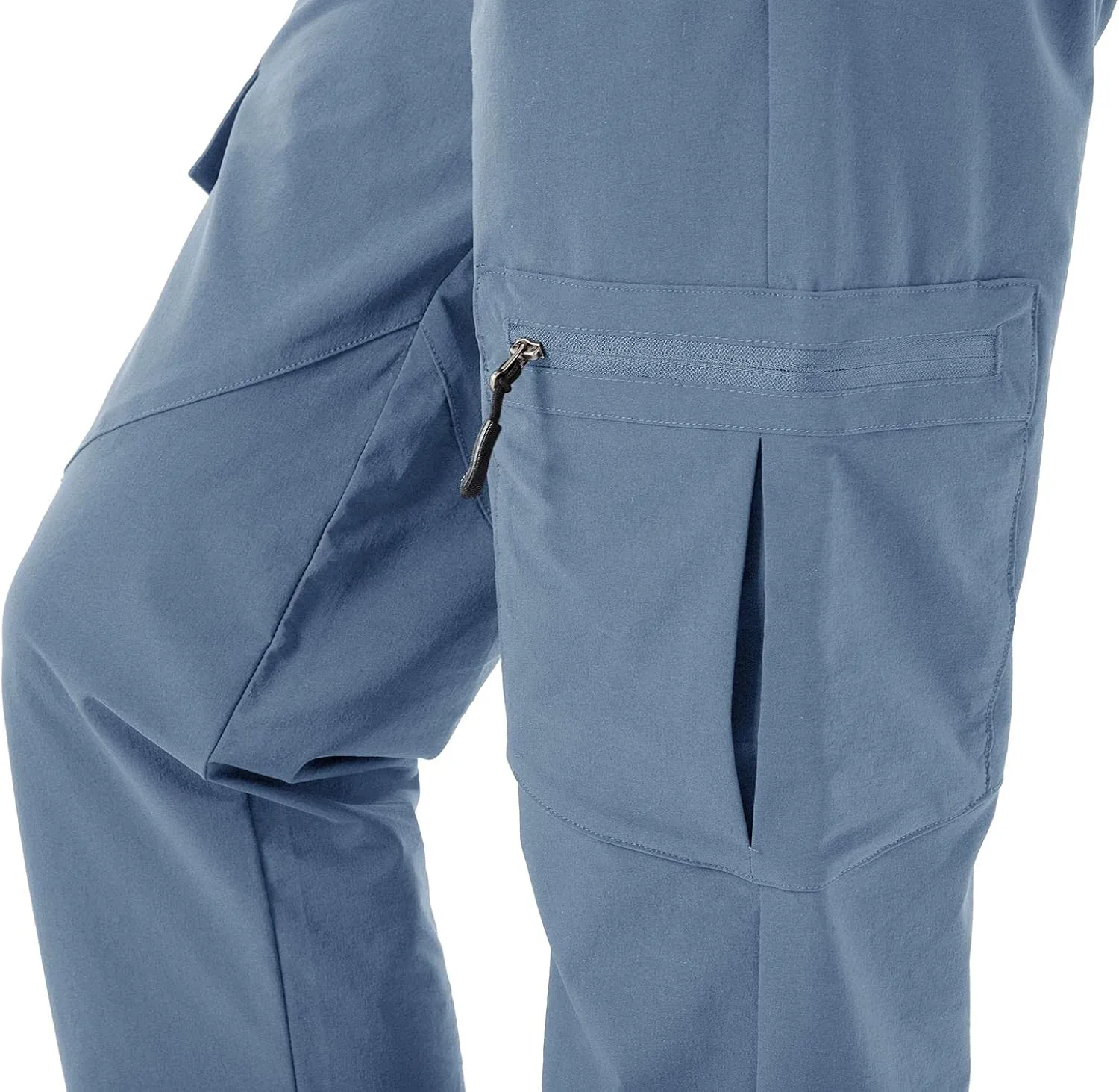 Rdruko Women's Hiking Cargo Pants Water-Resistant Quick Dry UPF 50  Travel Camping Work Pants Zipper Pockets