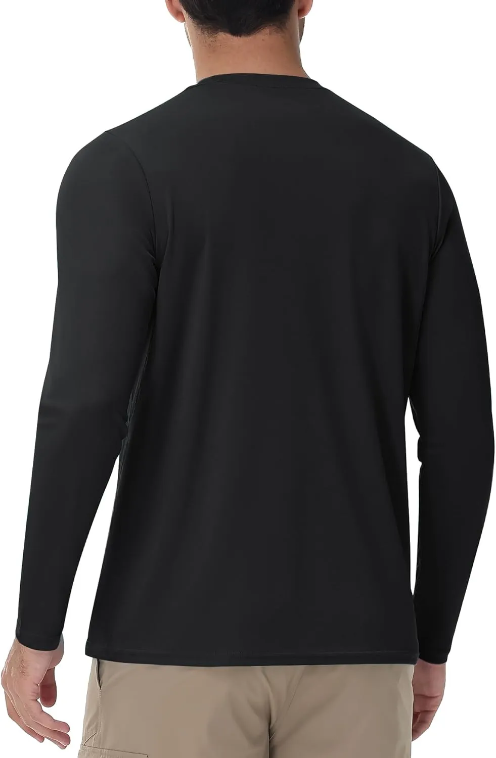 Runhit Men's UPF 50  Sun Protection Shirts Long Sleeve UV Swim Shirt Fishing Hiking Running Rash Guard Quick Dry Lightweight