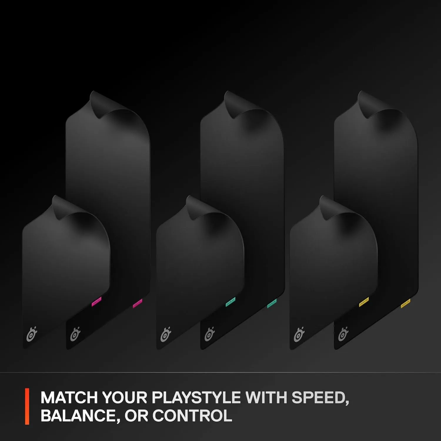 SteelSeries QcK XL Performance Balance Gaming Mousepad  Extra Density for a Smooth Glide  Low-Profile Edge Stitching  Non-Slip Neoprene Rubber Base  15.75 x 34.43 inch  FPS, MOBAs, RTS, MMO