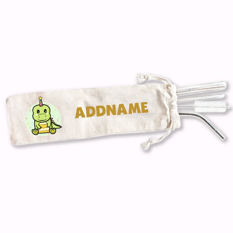 Unicorn Eco-friendly Reusable Straw Set [FREE Custom Add Name]