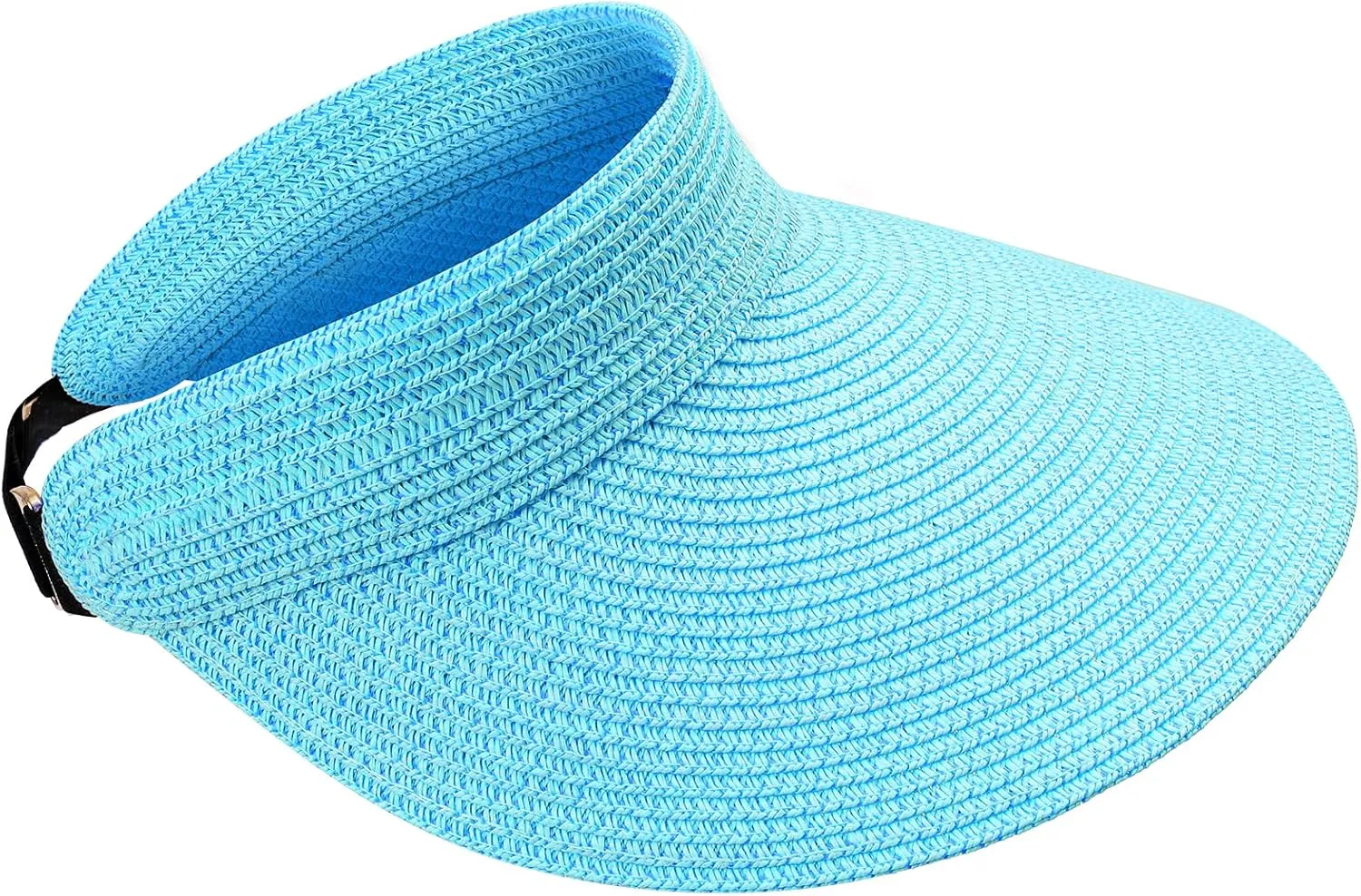Women Summer Sun Hat Lady's Portable Beach Visor Bowknot Straw Hat